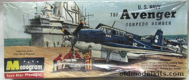 Monogram 1/48 Grumman TBF Avenger, PA31-149 plastic model kit